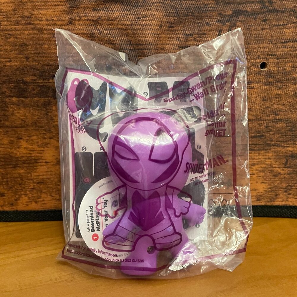 Marvel Spider-Gwen/Prowler -Wall Grabber Toy 2019 Purple SEALED (SKU: 91TO)